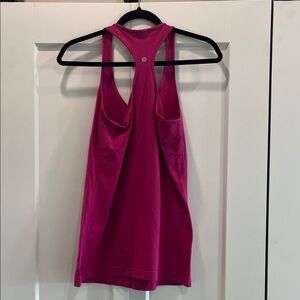 lululemon magenta Cool Racerback Tank Top, Size 10